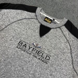 Vtg Renegade Club Sweatshirt Men's XL Bayfield‎ Apostle Islands Gray Crewneck
